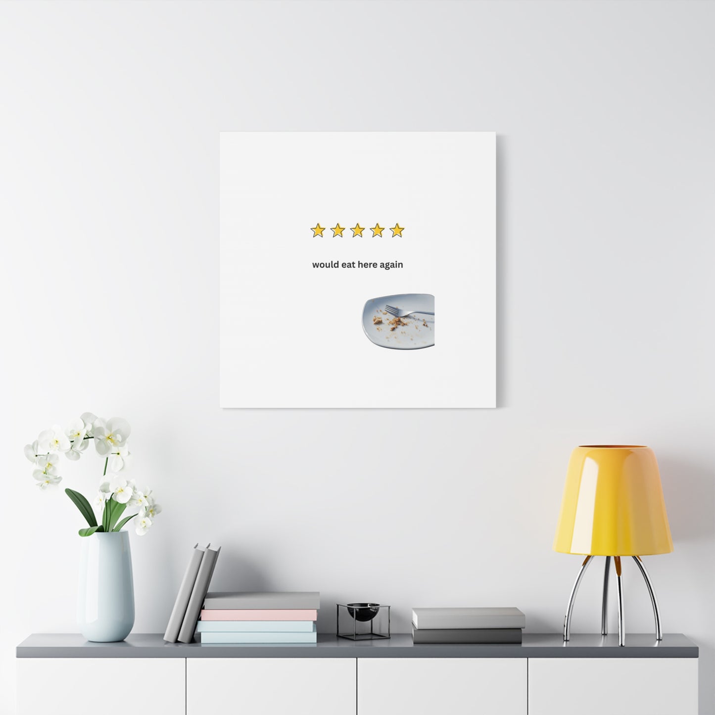 Dining Canvas - Would Eat Here Again Wall Art