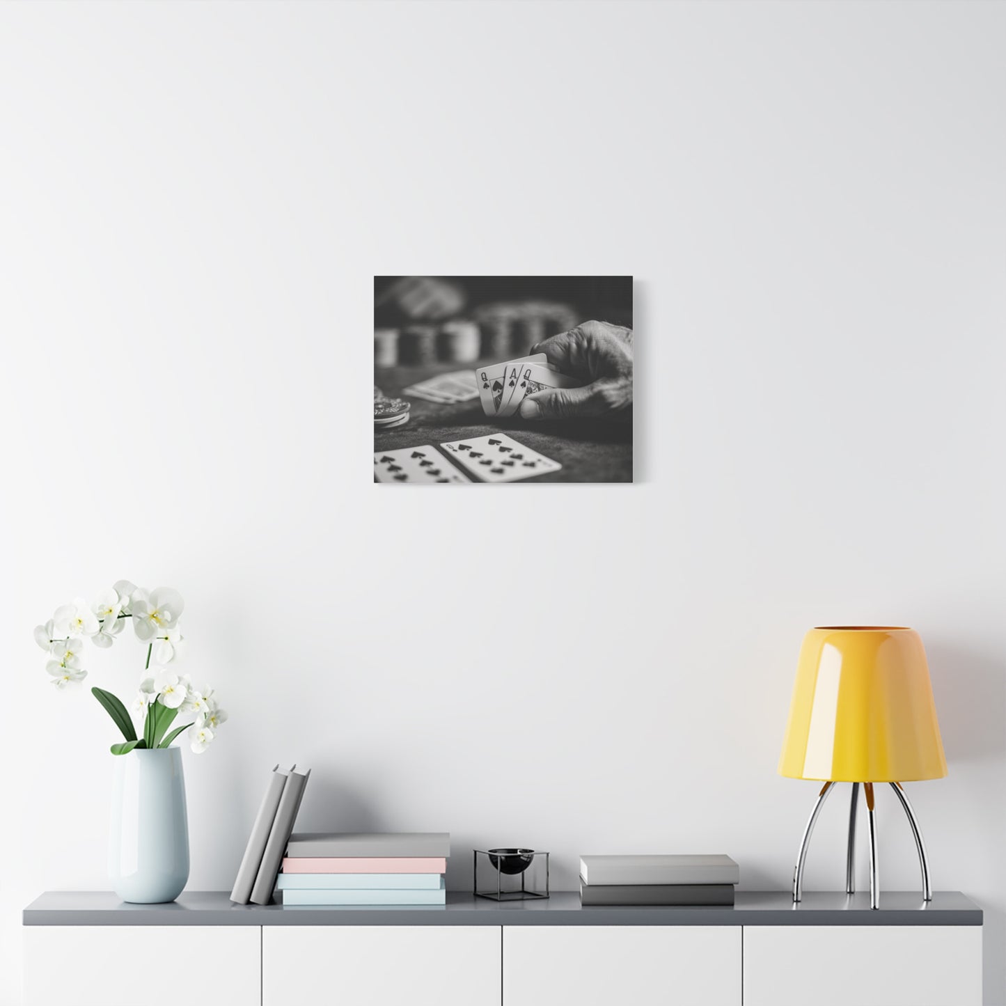 Poker Player Canvas Wall Art