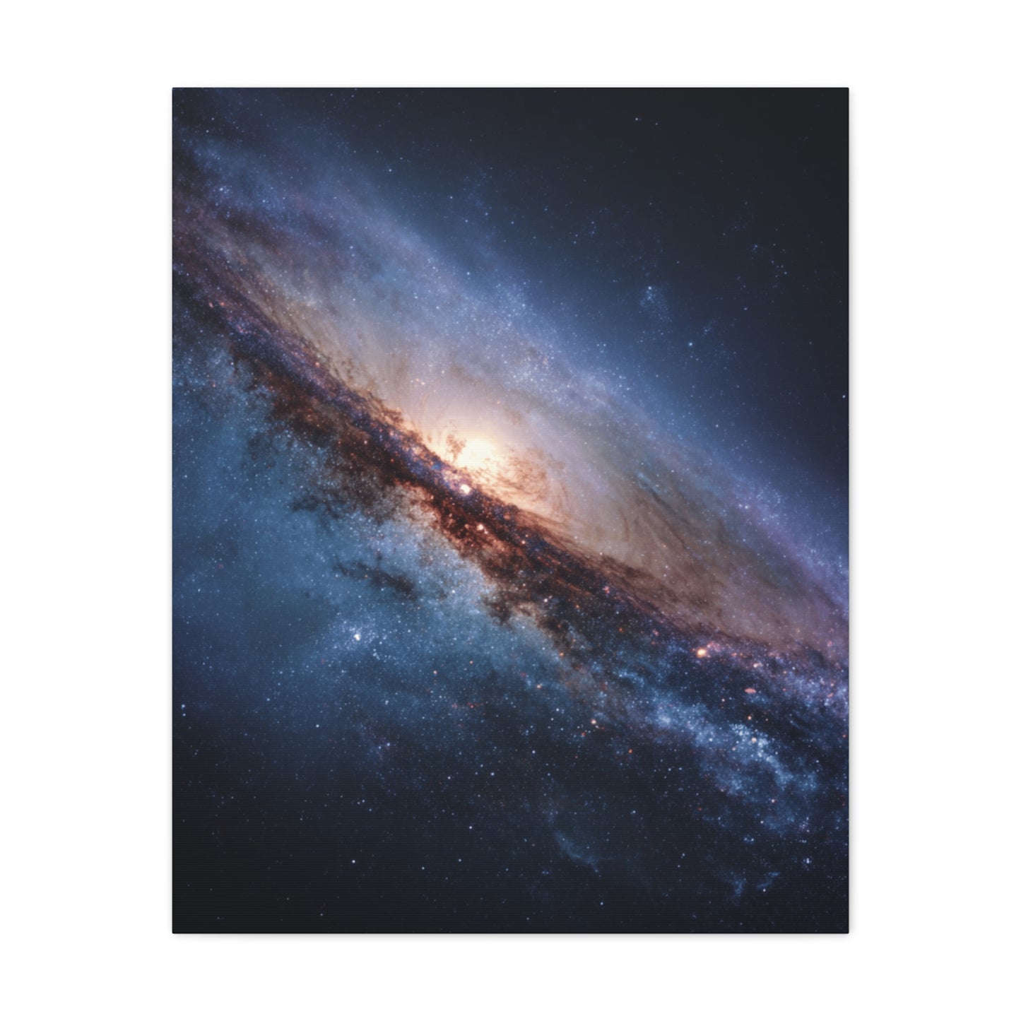 Galaxy Wall Art, Stretched Canvas Print, Cosmic Decor, Space Art, Home Gallery