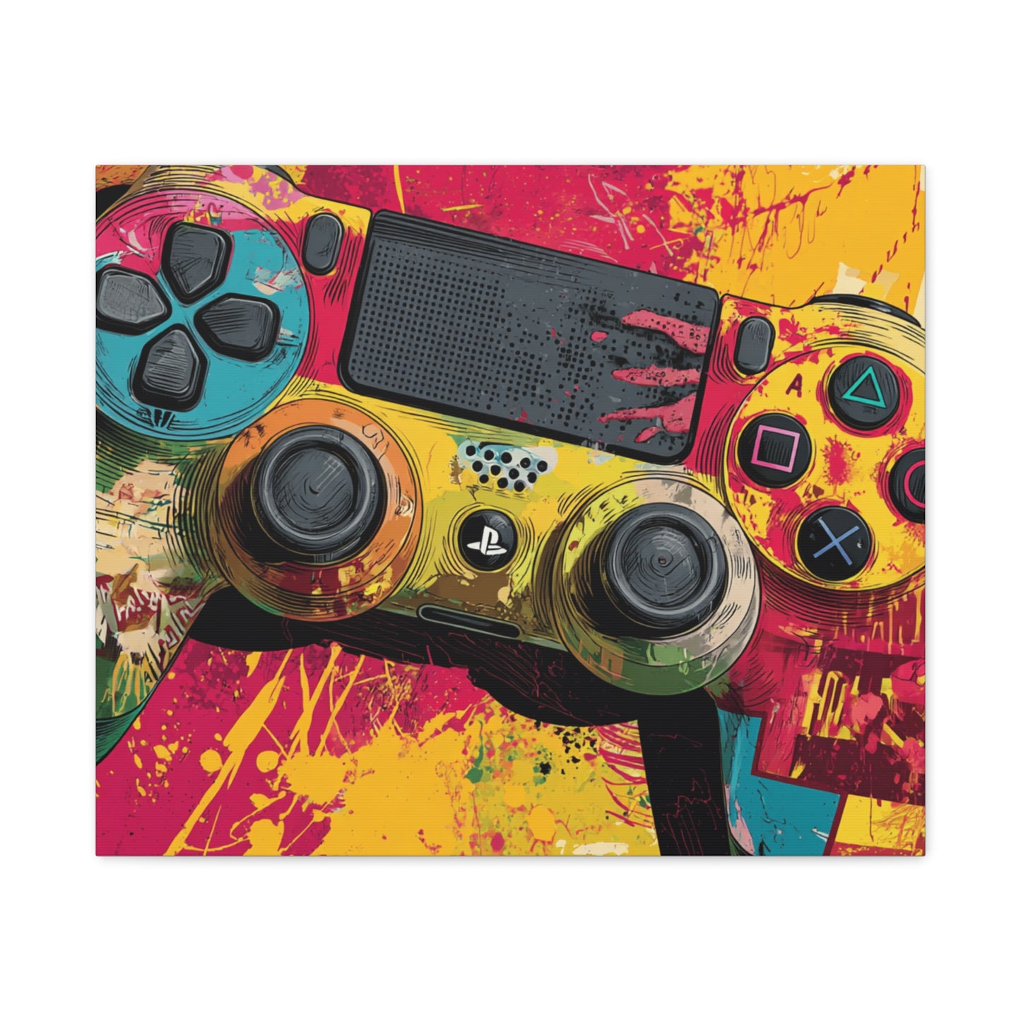 Colorful Gaming Canvas Wall Art
