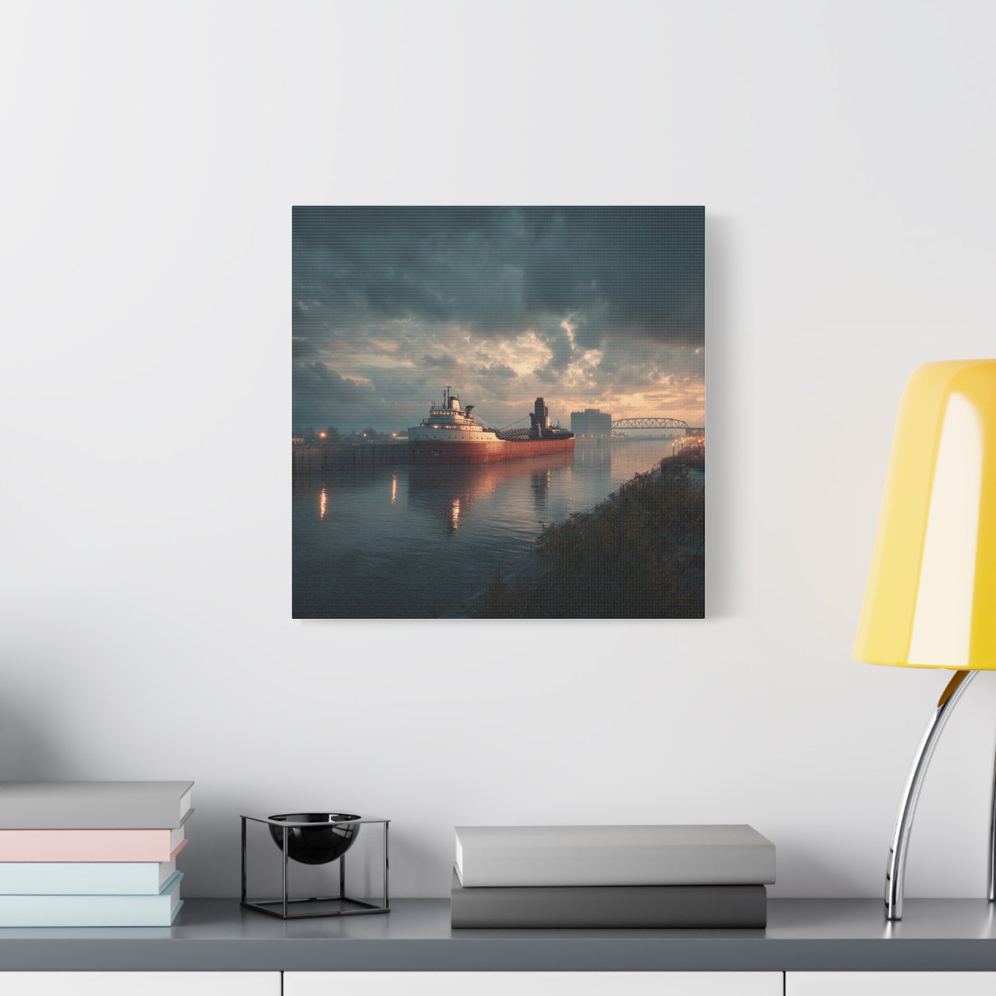 Stretched Canvas Art Print, Nautical Wall Decor, Maritime Scene, Boat Photo, Home or Office Decoration, Gift for Ocean Lovers