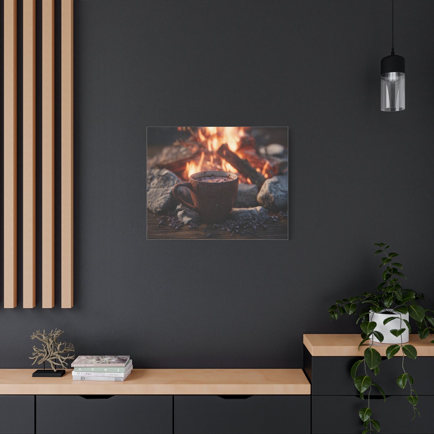 Cozy Campfire Canvas Print