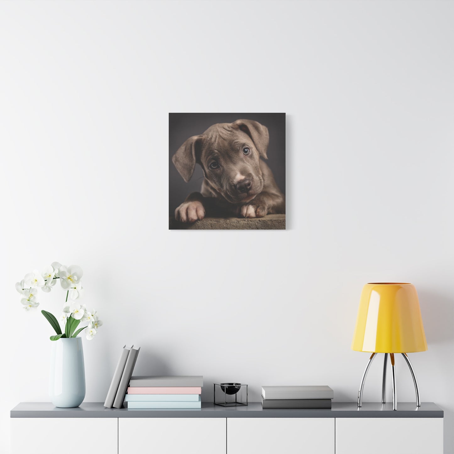 Puppy Portrait Canvas Art