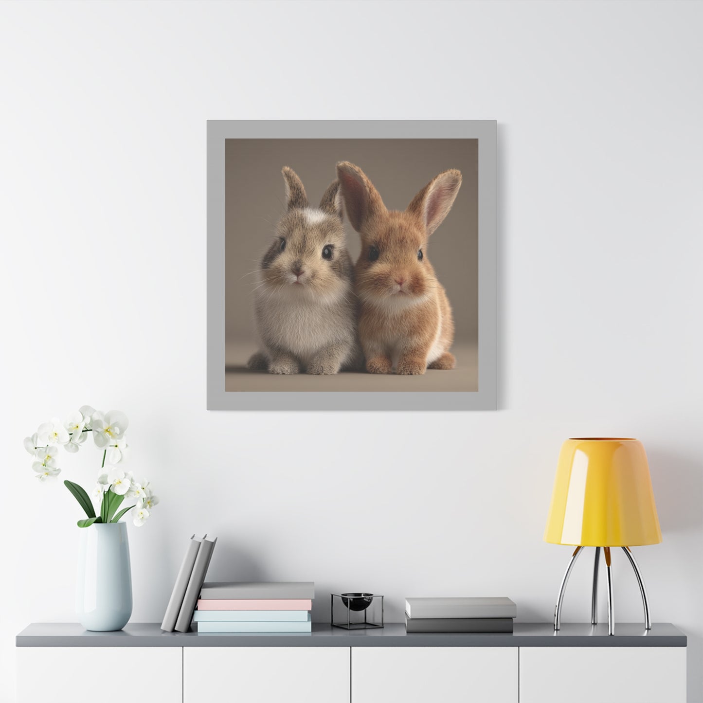 Canvas Print Baby Bunnies
