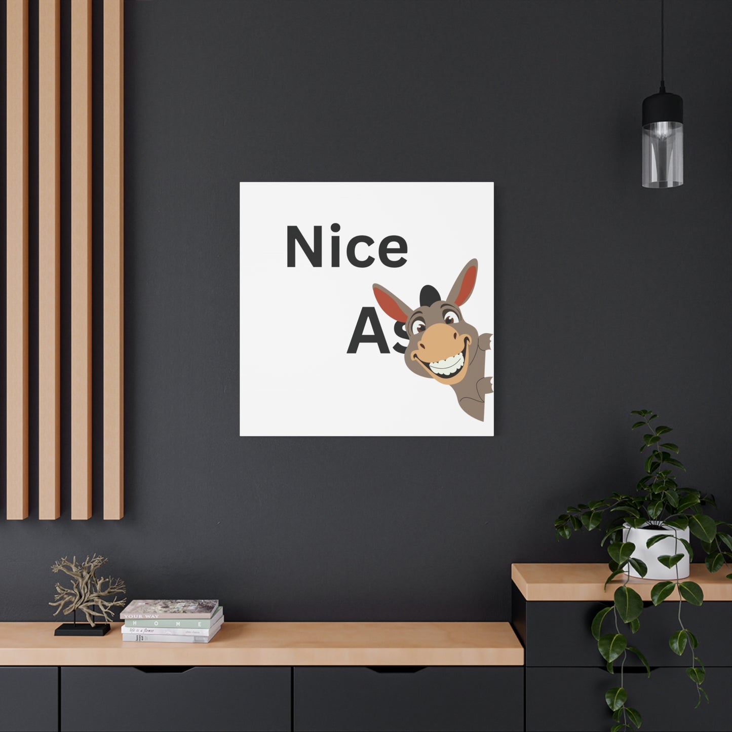 Funny bathroom Canvas Art Print