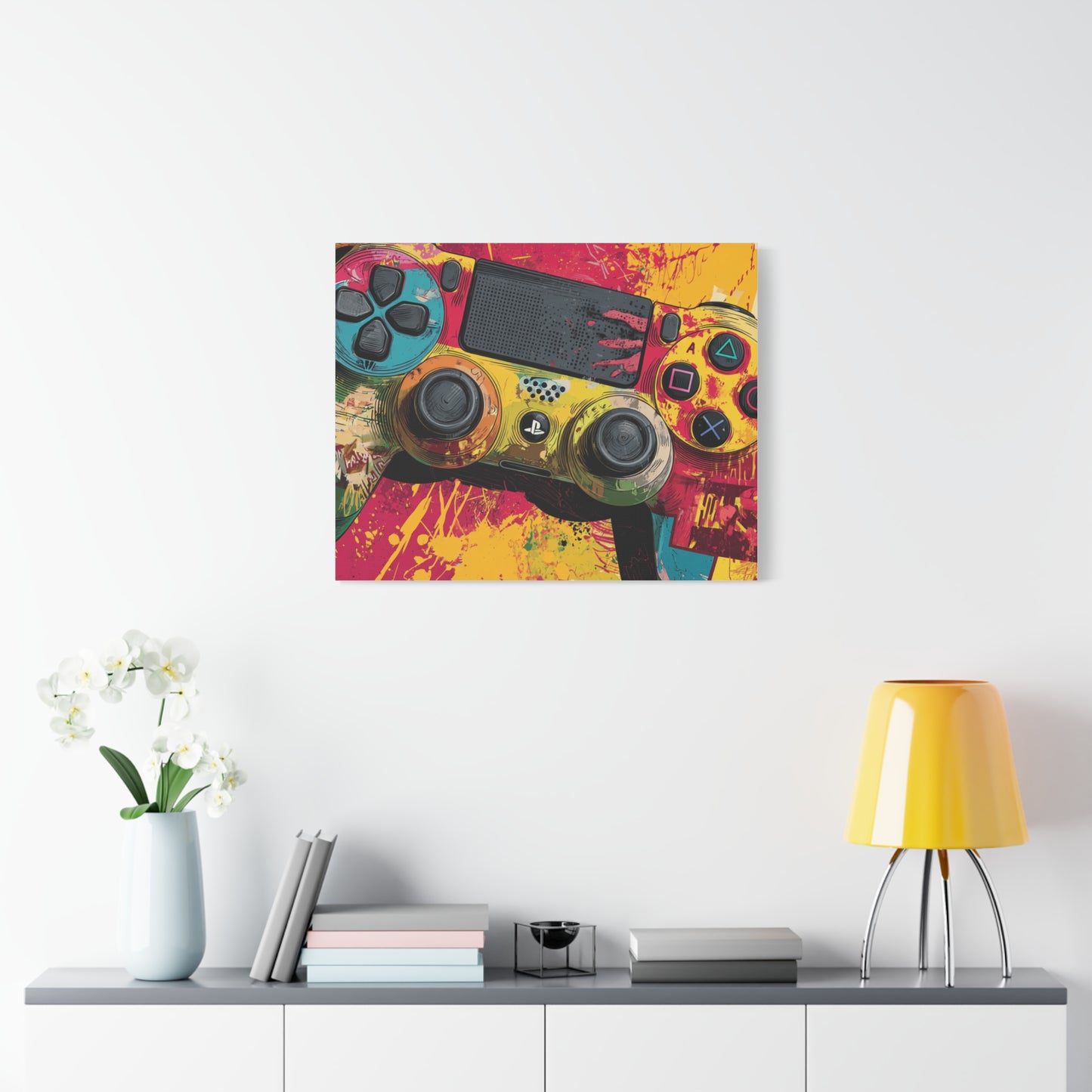 Colorful Gaming Canvas Wall Art
