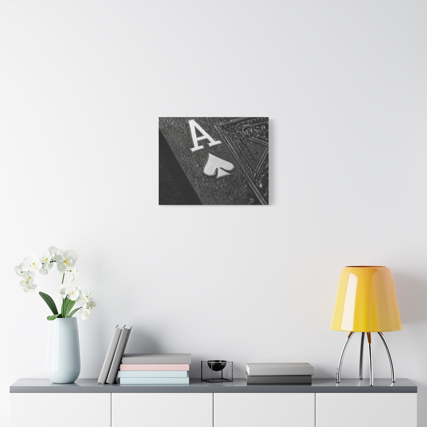 Black Ace Canvas Art