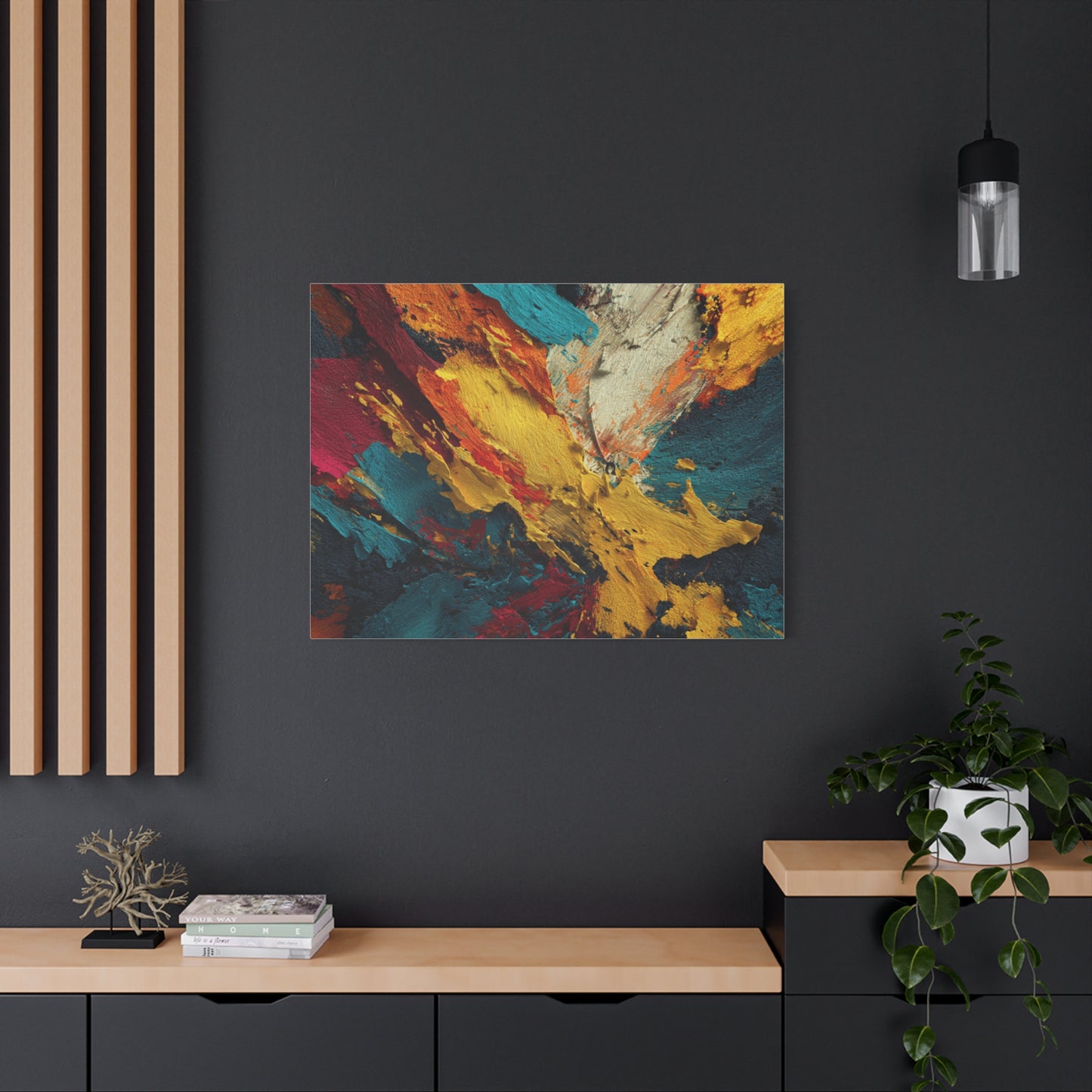 Colorful Abstract Canvas Wall Art