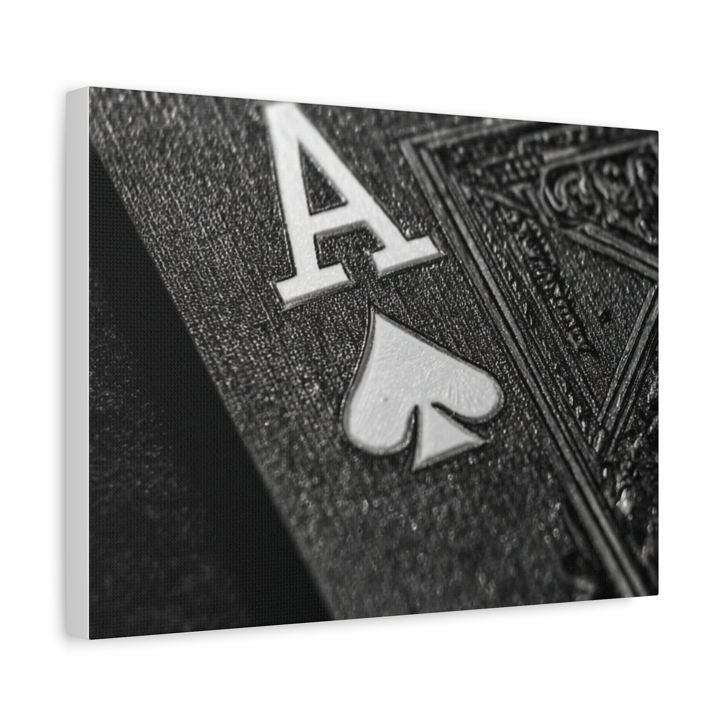 Black Ace Canvas Art