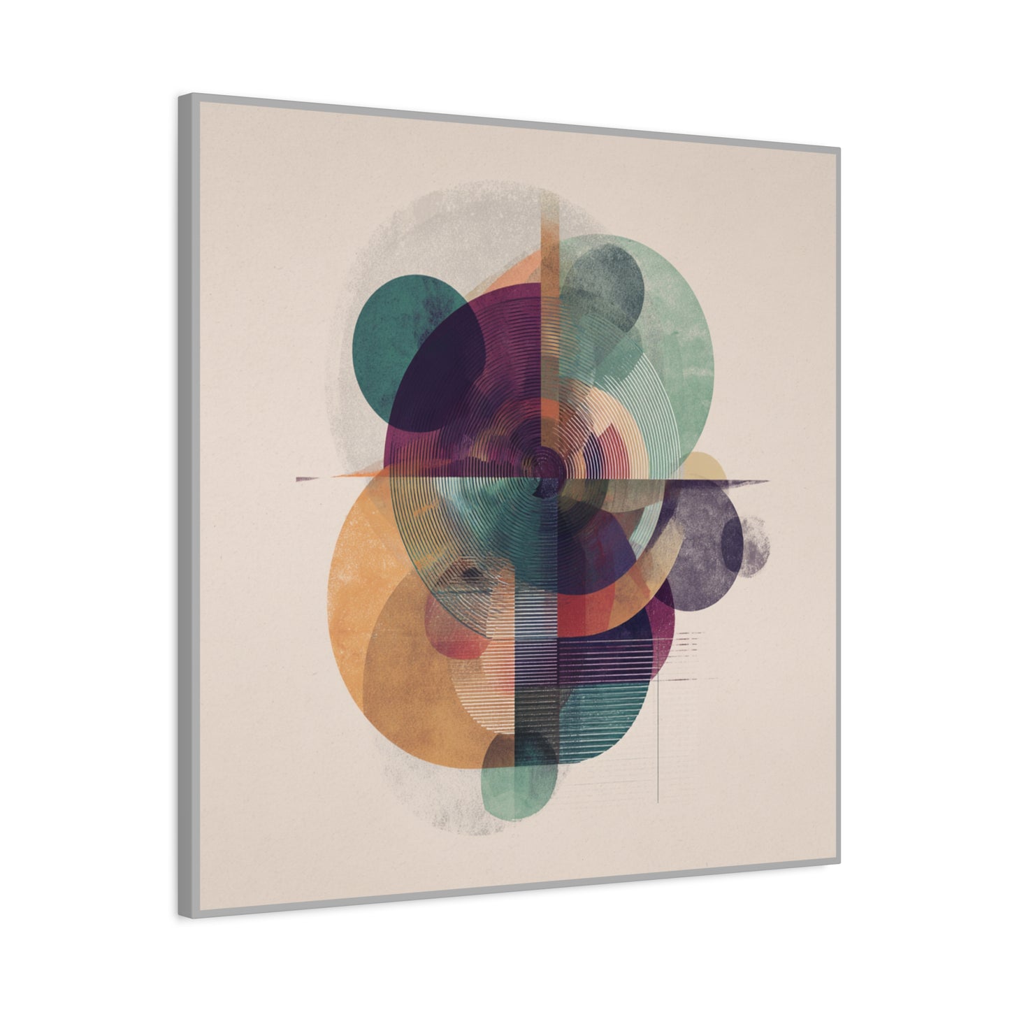 Abstract Geometric Wall Art Canvas