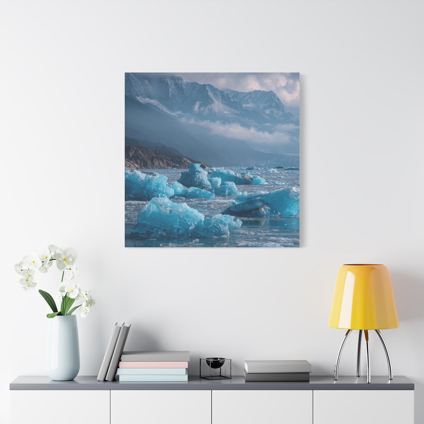 Stretched Canvas Art, Tranquil Landscape Wall Decor, Ideal for Home or Office, Art Print Gift, Nature Lover's Art