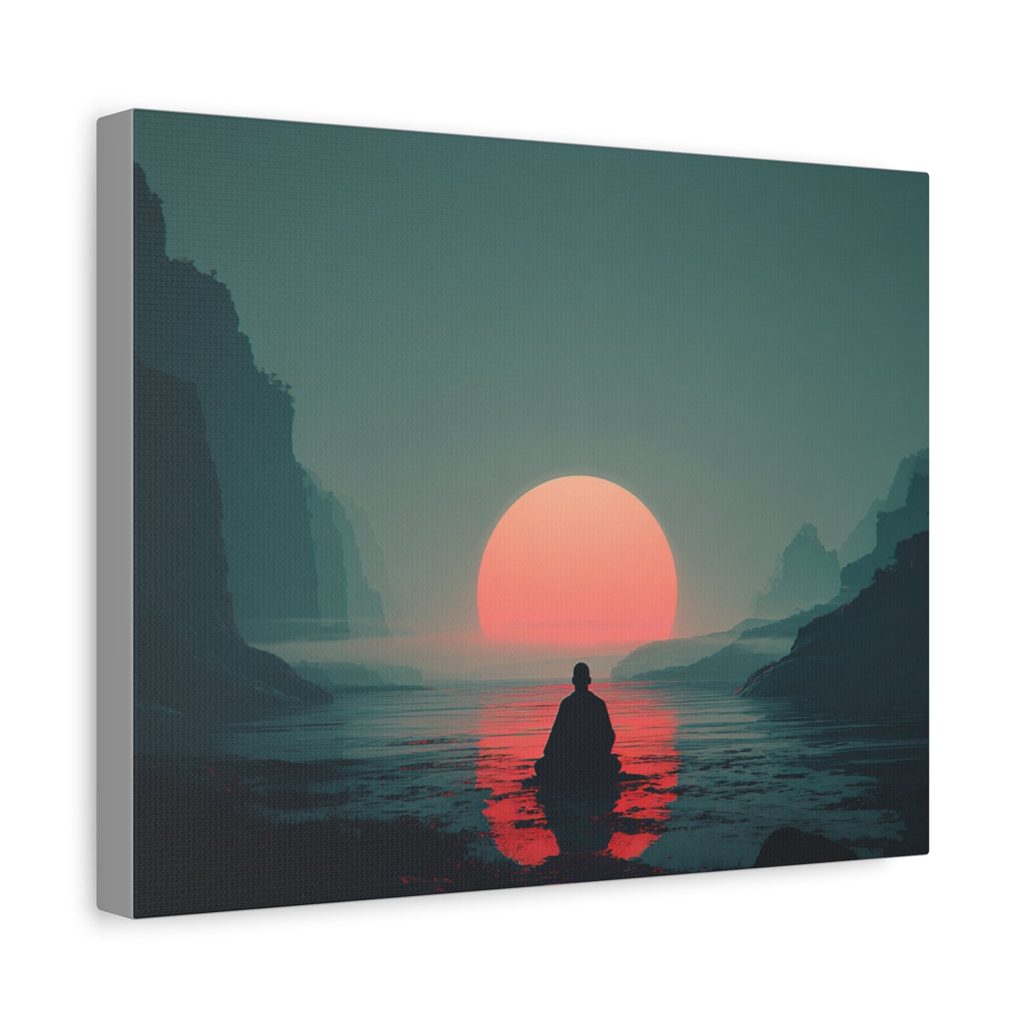 Serene Sunset Canvas Wall Art