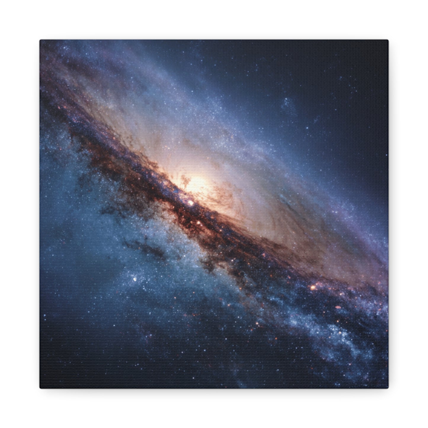 Galaxy Wall Art, Stretched Canvas Print, Cosmic Decor, Space Art, Home Gallery