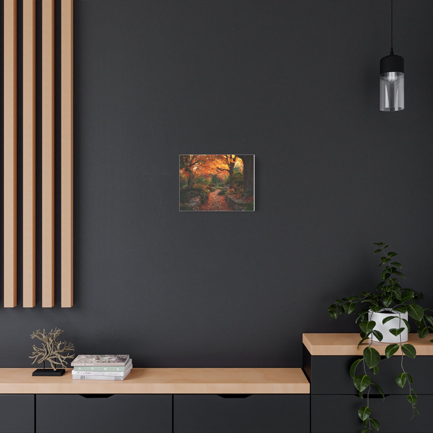 Autumn Pathway Canvas Wall Art