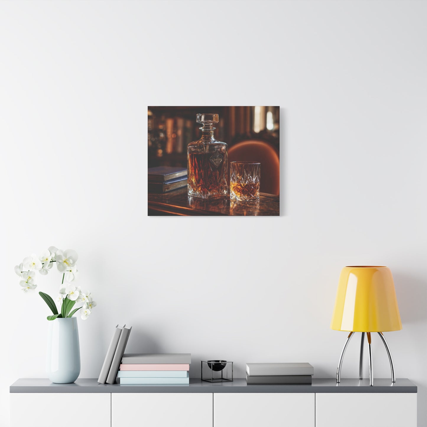 Elegant Whiskey Art Canvas