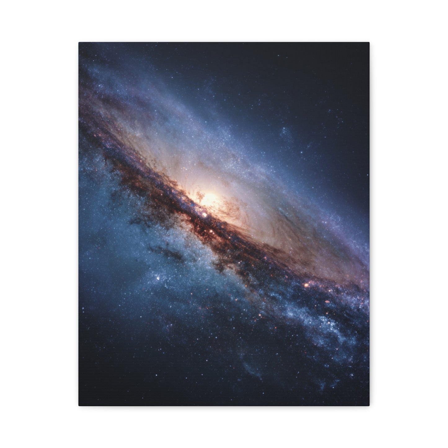 Galaxy Wall Art, Stretched Canvas Print, Cosmic Decor, Space Art, Home Gallery