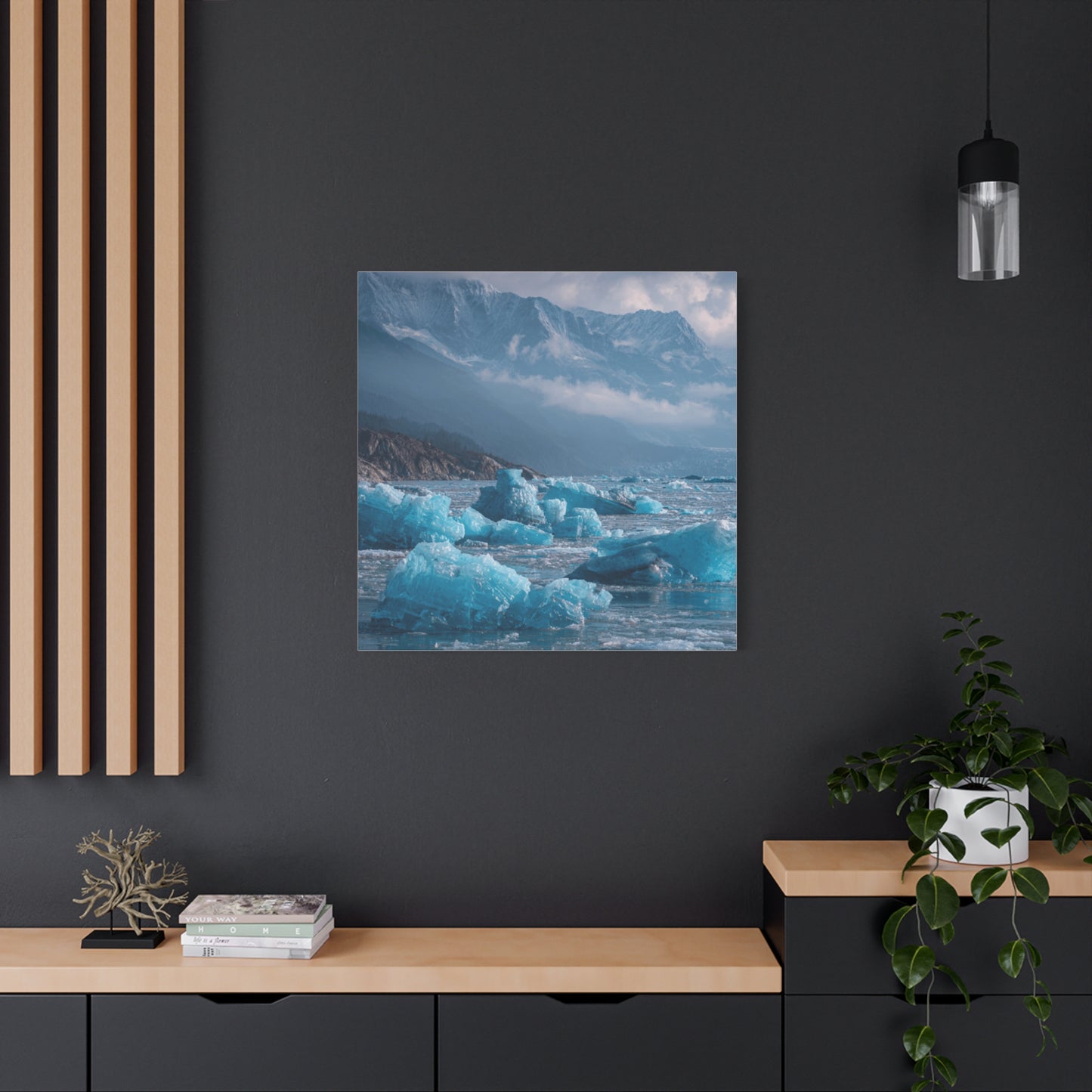Stretched Canvas Art, Tranquil Landscape Wall Decor, Ideal for Home or Office, Art Print Gift, Nature Lover's Art