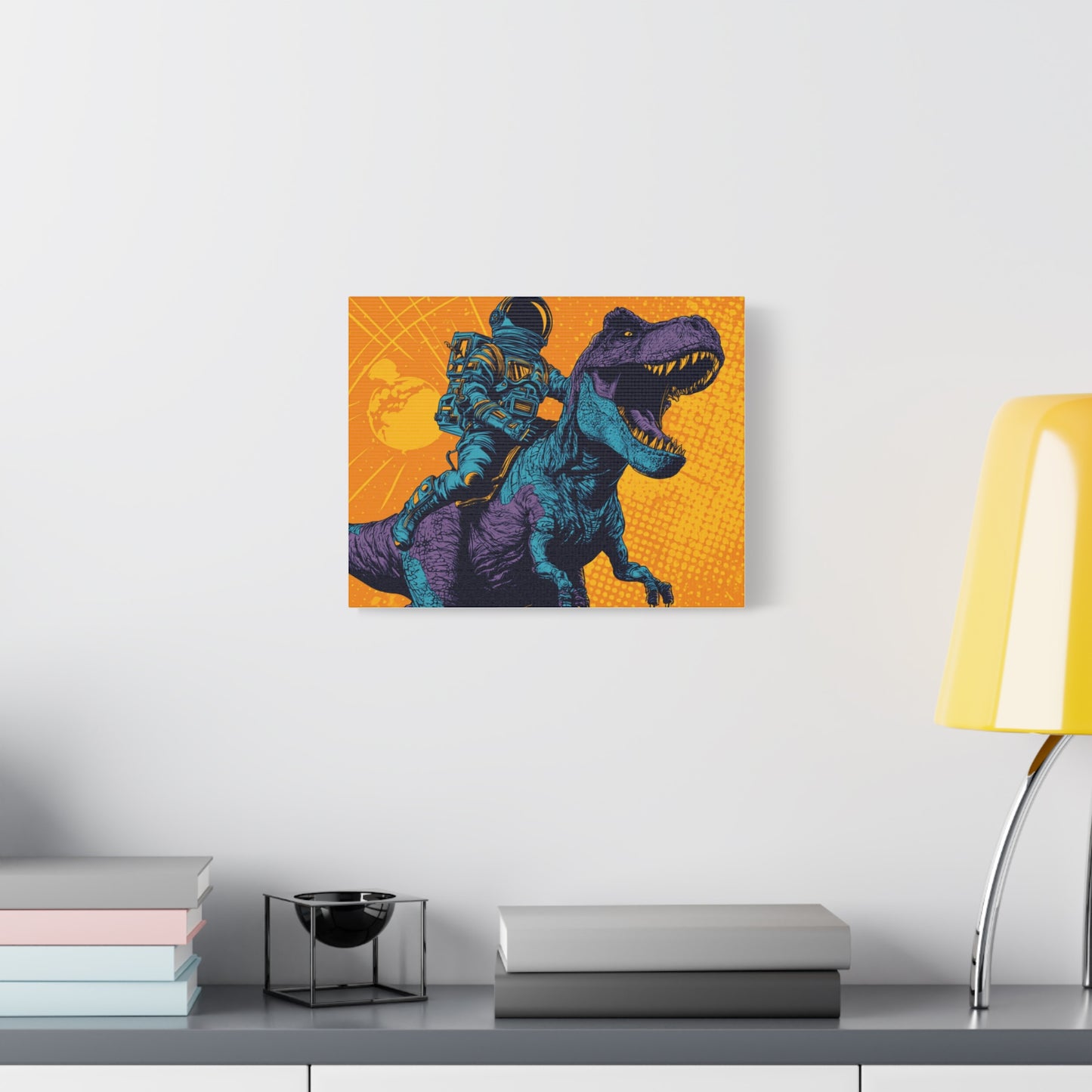 Canvas Print - Pop Art Dinosaur
