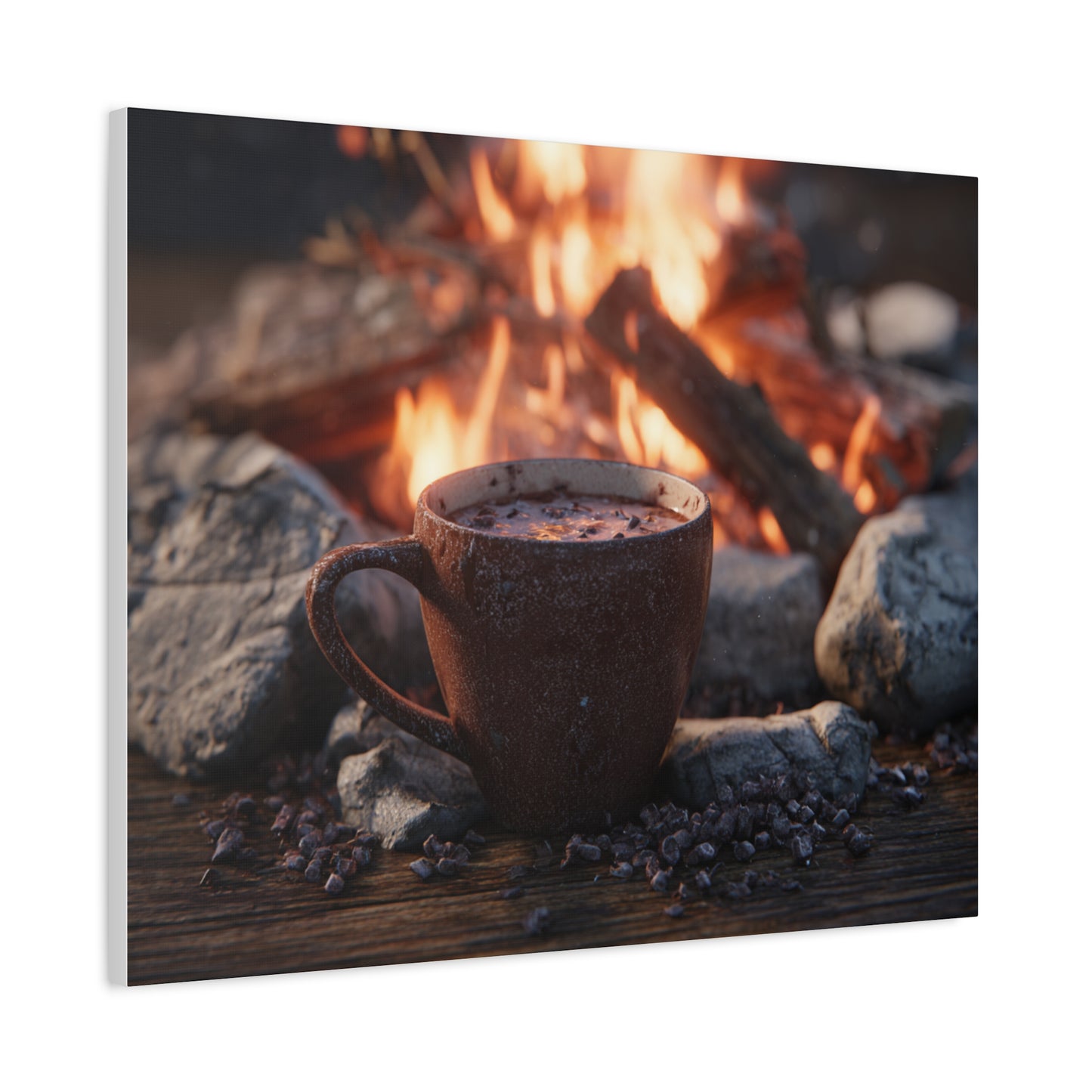 Cozy Campfire Canvas Print