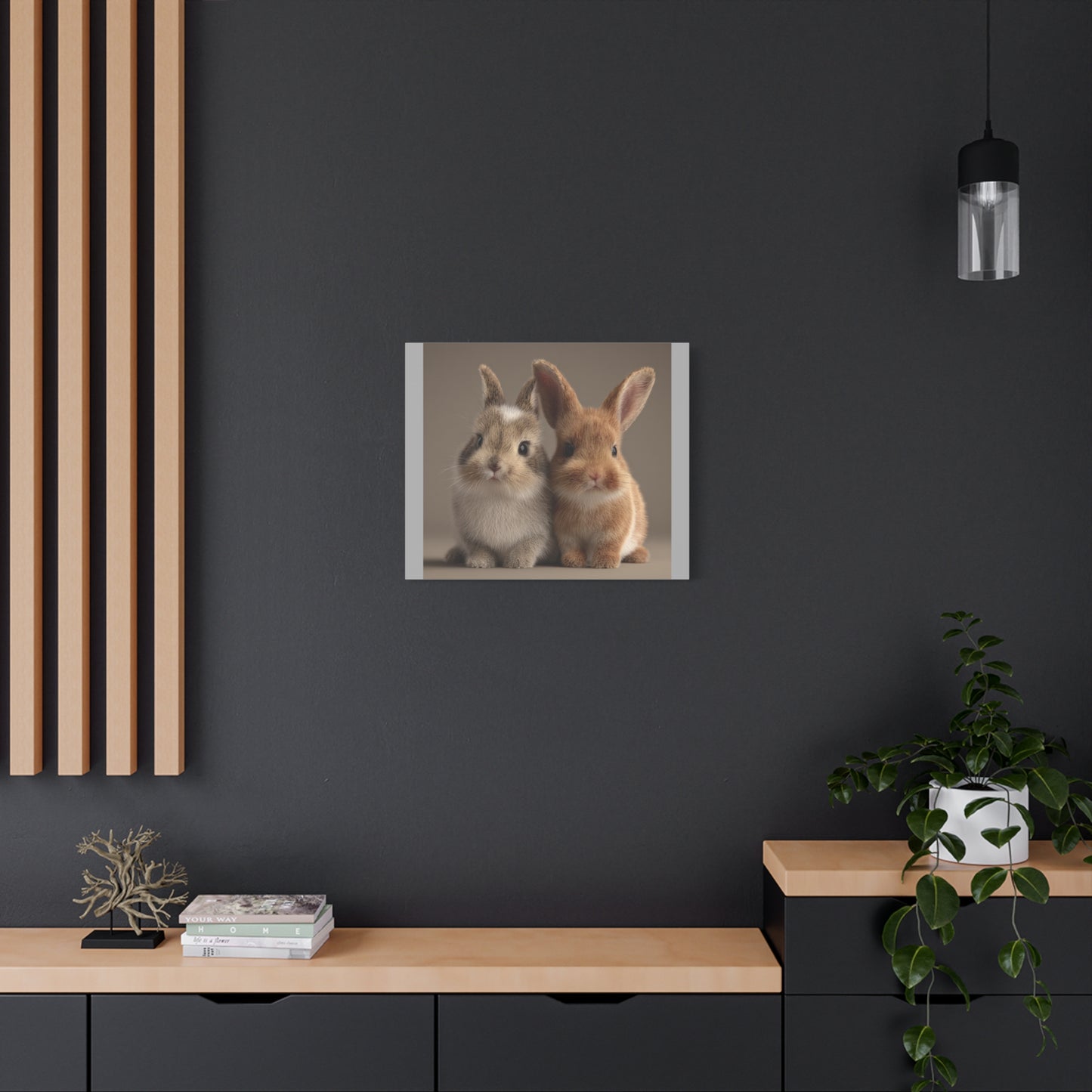 Canvas Print Baby Bunnies